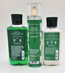 Bath & Body Works Vanilla Bean Noel Shower Gel & Fine Fragrance Body Mist & Super Smooth Body Lotion Trio Set