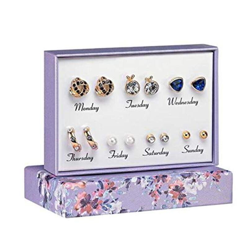 

Avon 7-Pairs of Pierced Earrings Gift Set for Woman