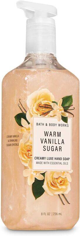 

Bath & Body Works Warm Vanilla Sugar Creamy Gentle Foaming Luxe Hand Soap, 8oz