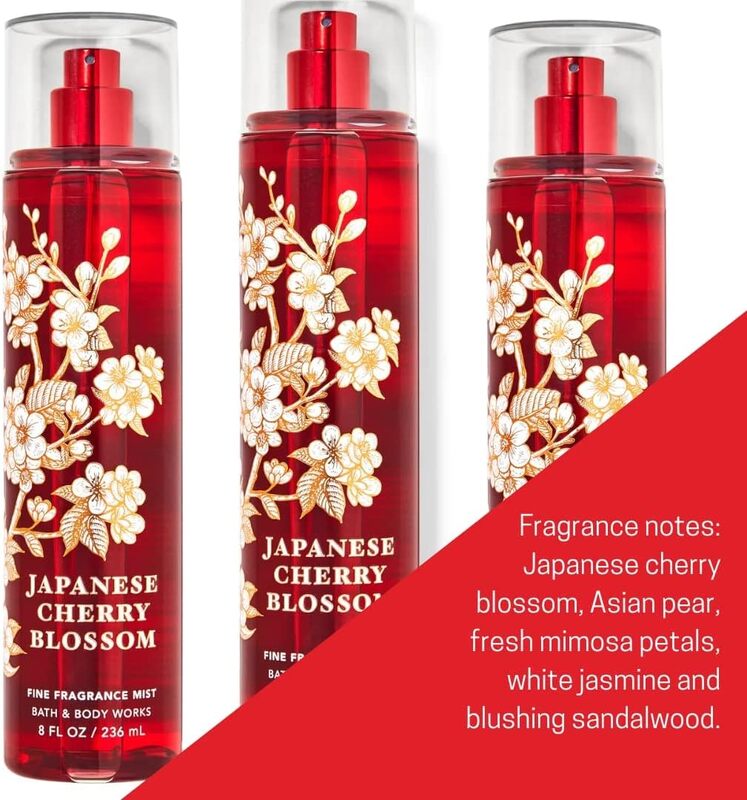 Bath & Body Works Japanese Cherry Blossom 236ml Body Mist for Women