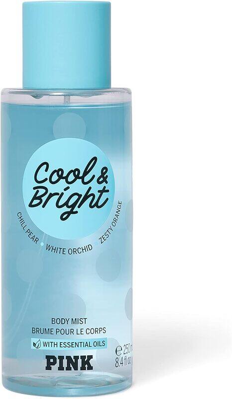 

Victoria's Secret Pink Cool & Bright 250ml Cranberry Body Mist for Women