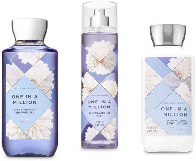 

Bath & Body Works One In a Million Shower Gel and Body Lotion, 3 Pieces