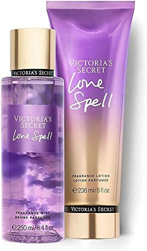 Victoria's Secret Love Spell Body Lotion & 250ml Body Mist for Women