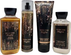 Bath & Body Works Into The Night Body Cream & Shower Gel & Body Lotion & Body Mist Set for Women