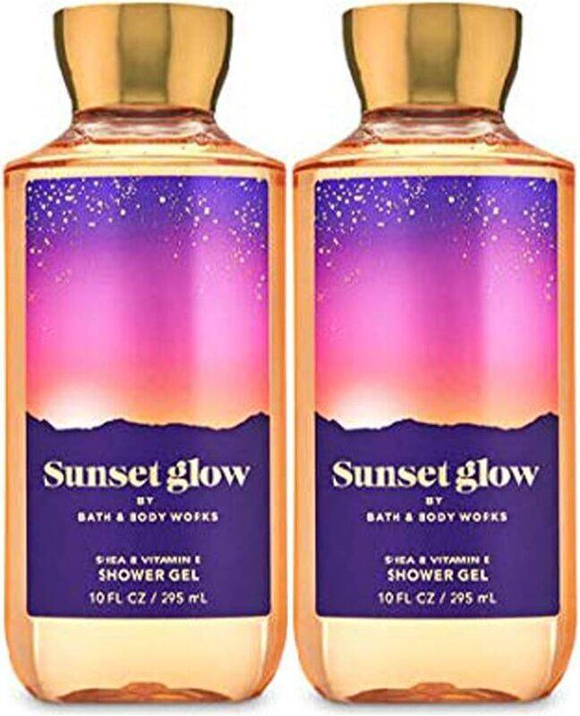 

Bath & Body Works Sunset Glow Shower Gel, 2 x 10oz