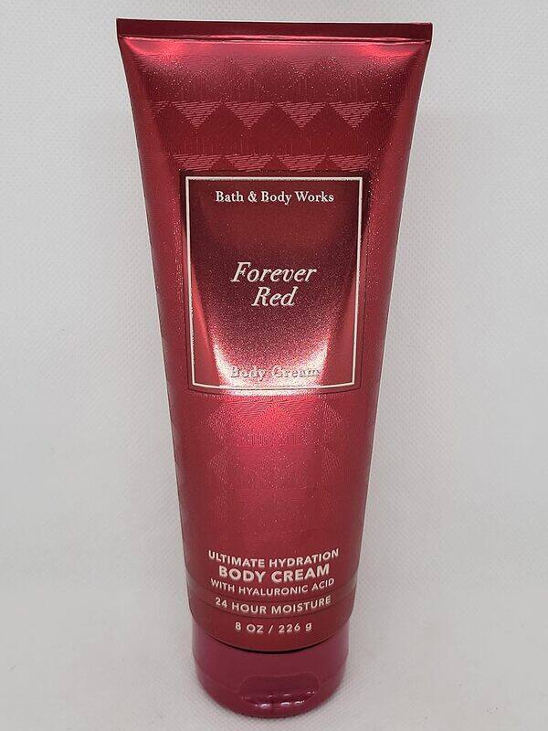 

Bath & Body Works Forever Red Ultimate Hydration Body Cream with Hyaluronic Acid 24 Hour Moisture, 8oz