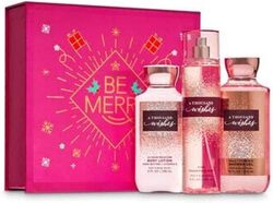 Bath & Body Works A Thousand Wishes Box Body Lotion & Fine Fragrance Body Mist & Shower Gel Set