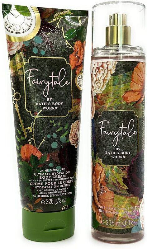 

Bath & Body Works - Fairytale - 2 pc Bundle - Fine Fragrance Mist and Ultimate Hydration Body Cream 2021, Full Size