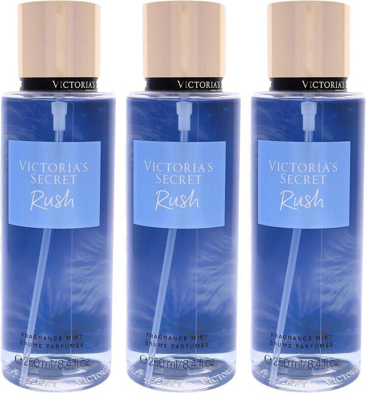 

Victoria's Secret 3-Piece Set for Women Rush Fragrance 8.4oz Body Mist