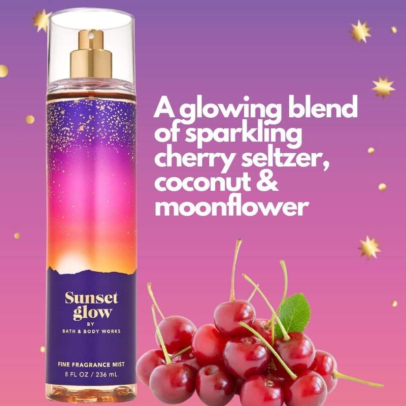 Bath & Body Works Sunset Glow Fine Fragrance 236ml Body Mist Unisex