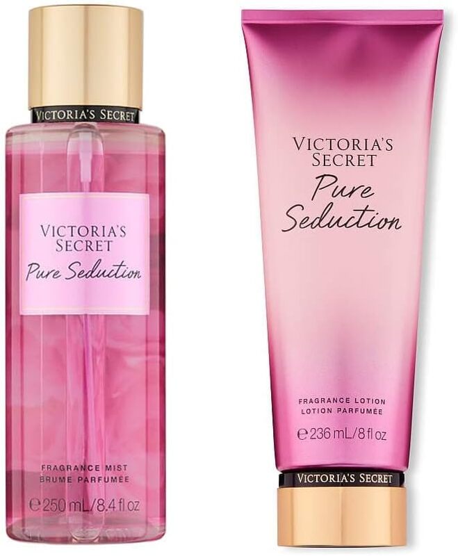 Victoria's Secret Pure Seduction Body Lotion & Body Mist Set for Women