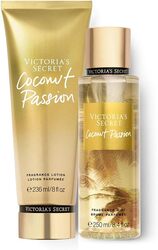 Victoria's Secret Coconut Passion Body Lotion & Body Mist Set for Women