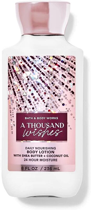 

Bath & Body Works A Thousand Wishes 24 Hour Moisture Body Lotion with Shea Butter & Vitamin E, 236ml