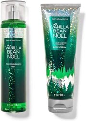 Bath & Body Works Vanilla Bean Noel Body Cream & Body Mist Set for Women