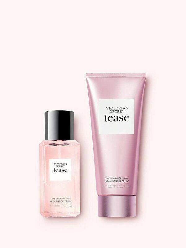 

Victoria'S Secret 2-Piece Tease Perfume Fragrance Gift Set for Women, 75ml Body Mist, 100ml Lotion