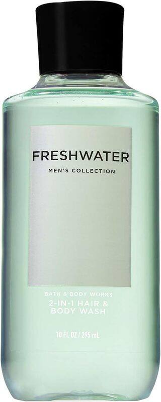 

Bath & Body Works Men's Collection Freshwater 2-in-1 Hair and Body Wash, 10oz