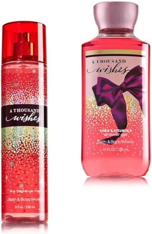 Bath & Body Works Signature Collection A Thousand Wishes Fine Fragrance Body Mist & Shower Gel Set