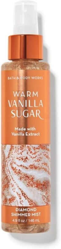 Bath & Body Works Warm Vanilla Sugar 146ml Diamond Shimmer Mist for Women