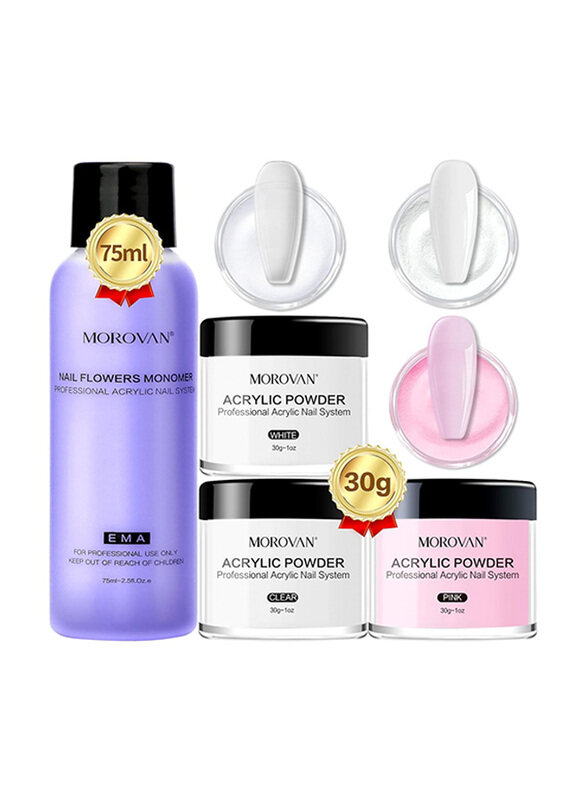 

Morovan Acrylic Powder and Liquid Set, Multicolour