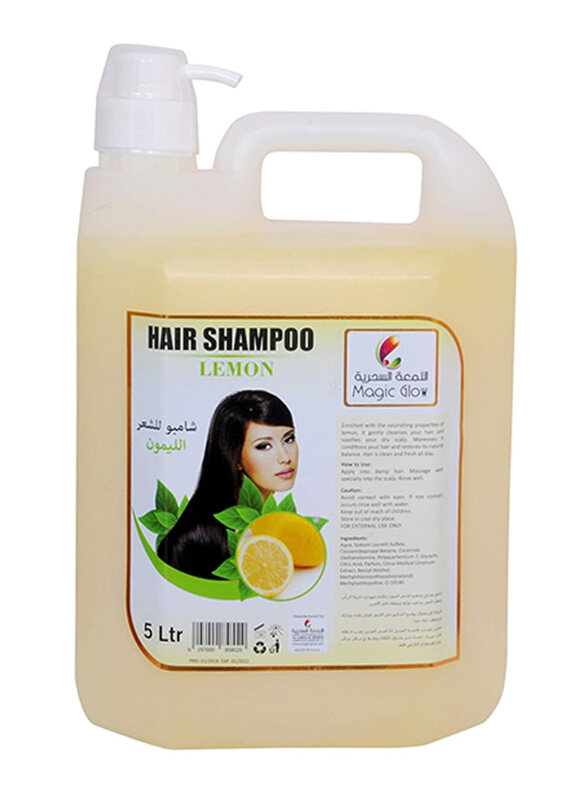 

Magic Glow Lemon Shampoo for All Type Hair, 4.5 Liter