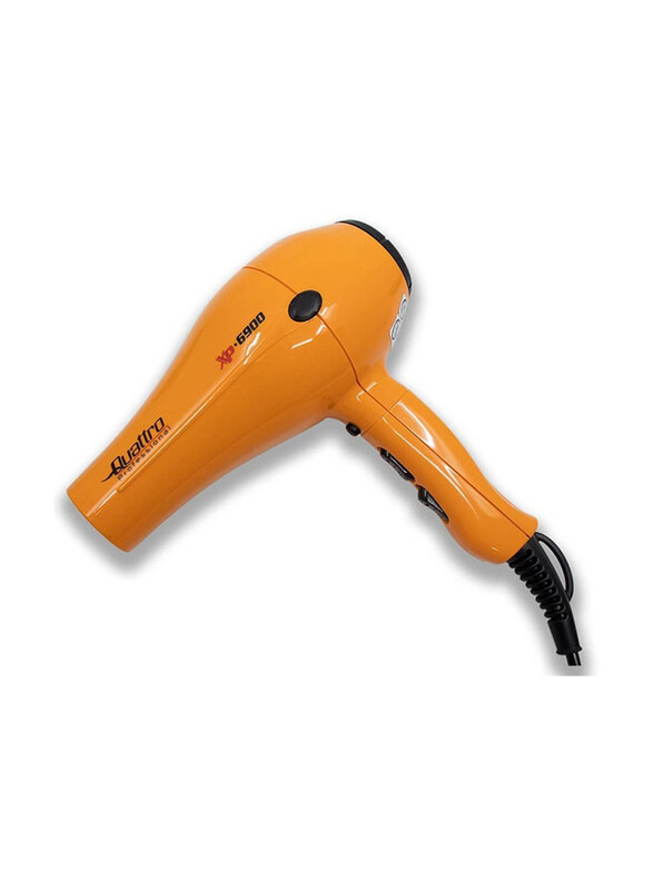 

Quattro Professional Ceramic Hair Dryer, Xp6900, Yellow