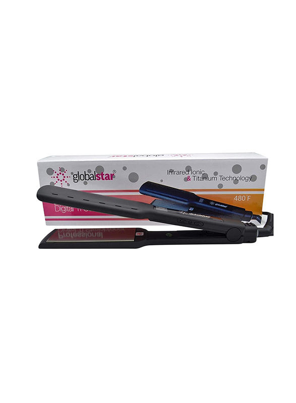 

Global Star Professional Digital Straightener, FL3002, Black