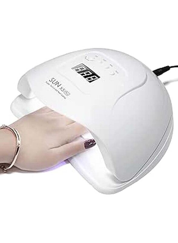 

Generic Sunnail UV LED Nail Lamp Professional Sunlight Nail Gail Dryer Machine for Fingernails & Toenails, 54W, White