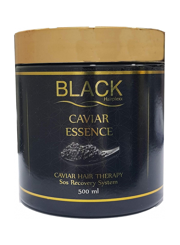 Black Hairplexx Caviar Recovery System Hair Therapy Set, 5 Pieces