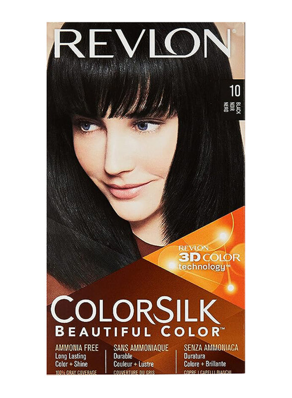 

Revlon ColorSilk Beautiful Hair Colour, #10 Black Noir Nerd