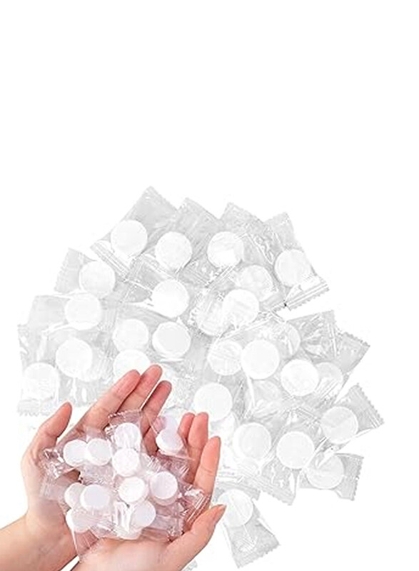 

Generic 50-Piece Compressed Towel Tablets, White