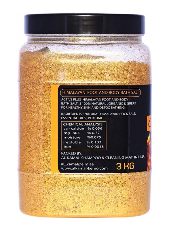 Active Plus Gold Foot And Body Bath Salt, 3Kg