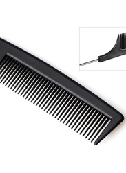 Saveandsave2016 Professional Fine Tooth Metal Rat Tail Comb Pin Hairdressing Hair Style, 2 Pieces