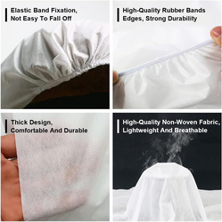 Xiaozhifu Disposable Massage Table Covers Fixed Disposable sheets for Most Massage Beds, 30 Pieces, White