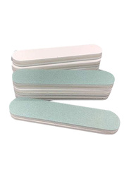 8.pm Nail Files & Buffers Block Mini Nail Shiner Double Side Sponge Down Polish Foam Smooth Acrylic Tools, 25 Pieces, Green