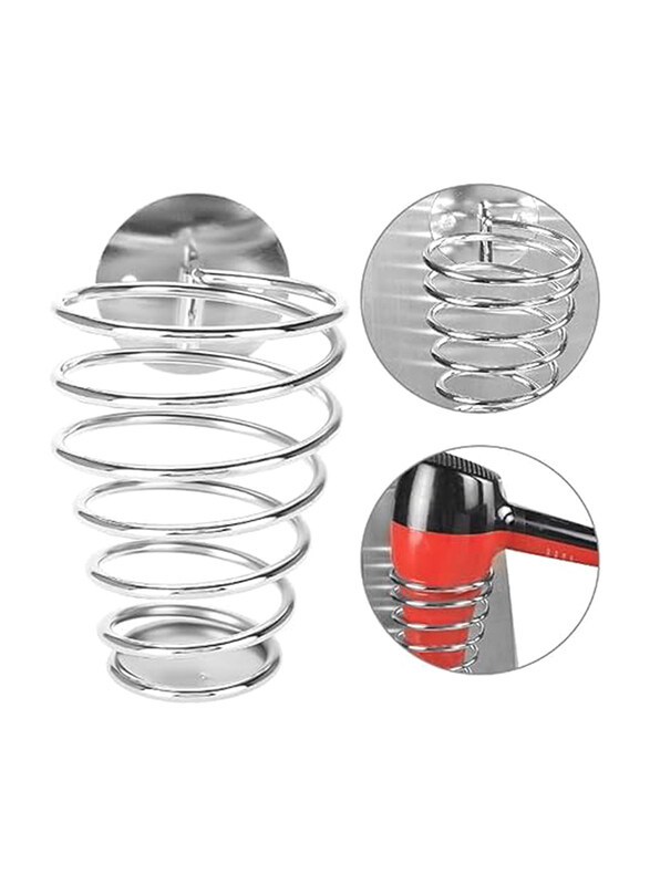 

Generic Wall Mount Hair Dryer Holder Stainless Steel, Large, Silver