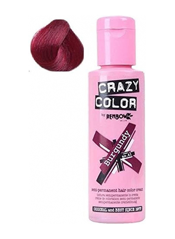 Crazy Color Hair Colour, 100ml, Burgundy