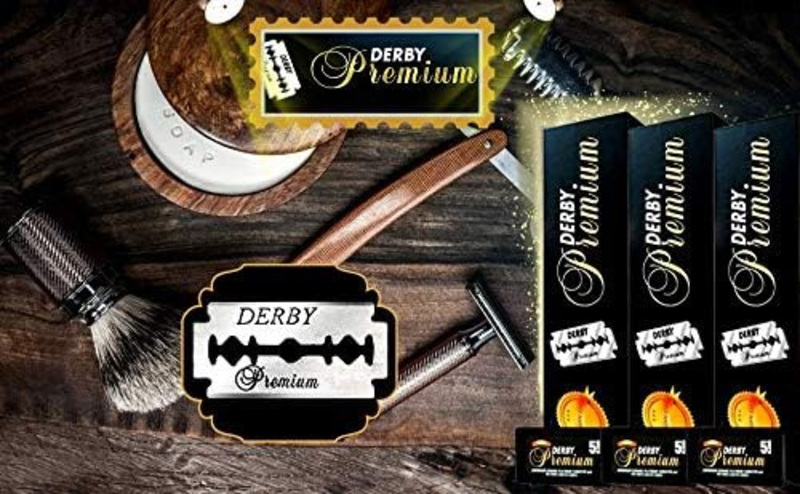 Derby Premium Double Edge Razor Blade, 100-Pieces