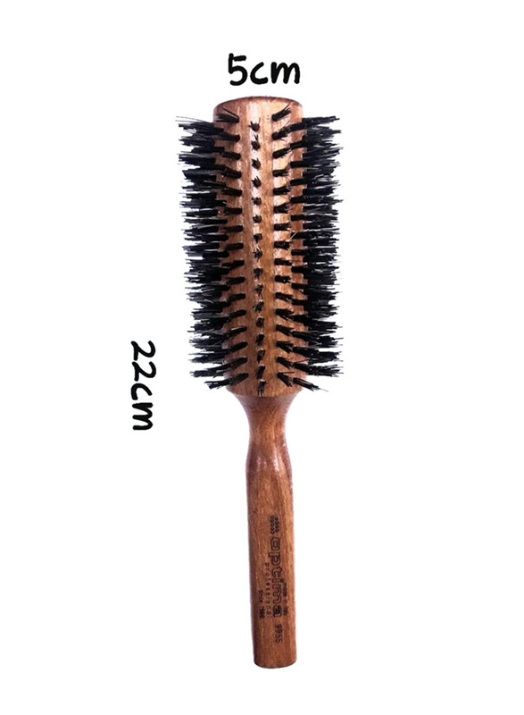 Optima Round Hair Brush 9955, Brown