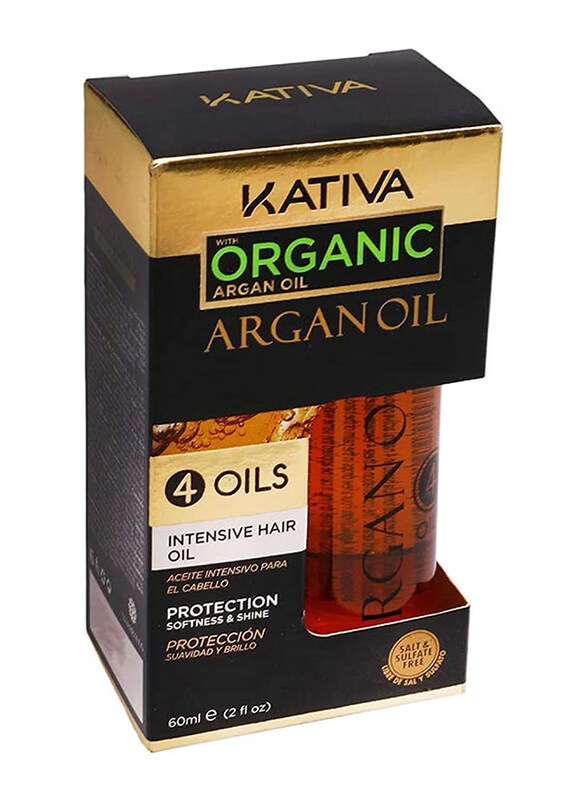 

Kativa Argan 4 Hair Oil for All Hair Types, 60ml