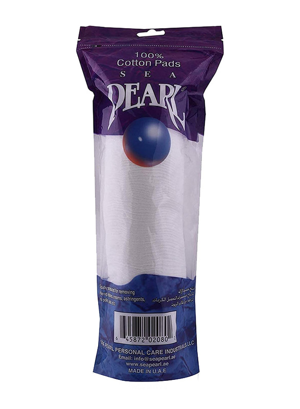 Seapearl 100 % Cotton Pads, White