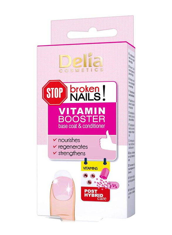 Delia Broken Nails Vitamin Booster, 11ml, Clear