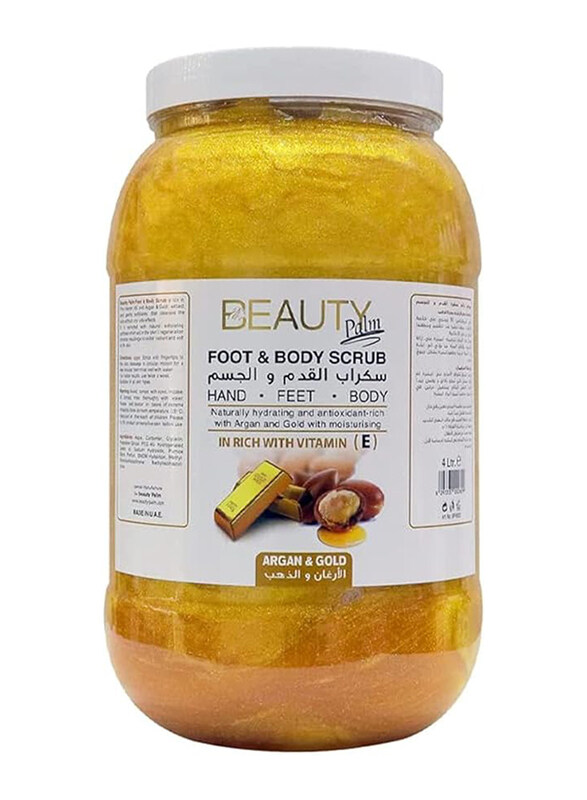 

Beauty Palm Argan Gold Foot and Body Scrub, 4 L