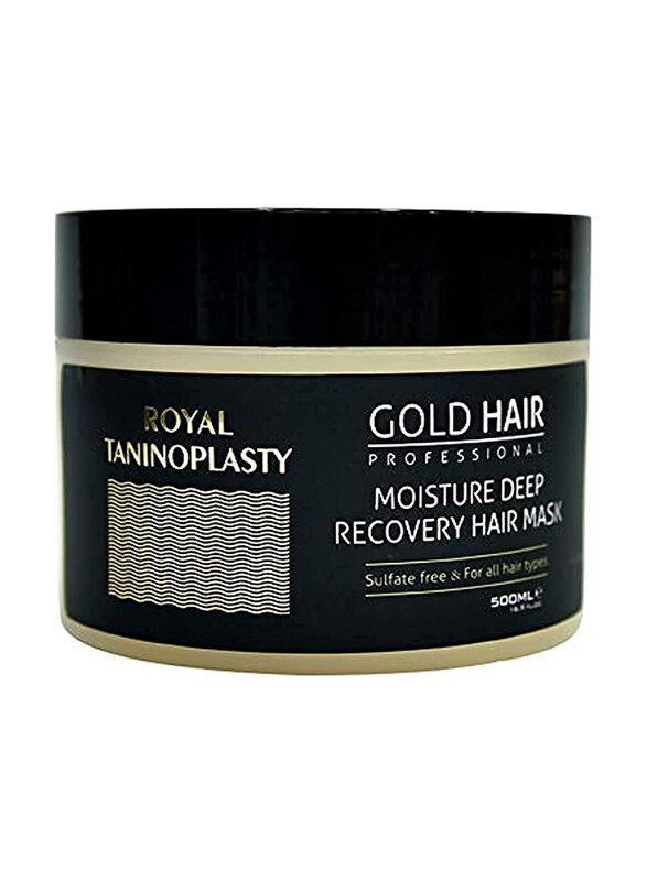 

Gold Hair Professional Moisture Deep Recovery Hair Mask for All Hair Types, 500ml