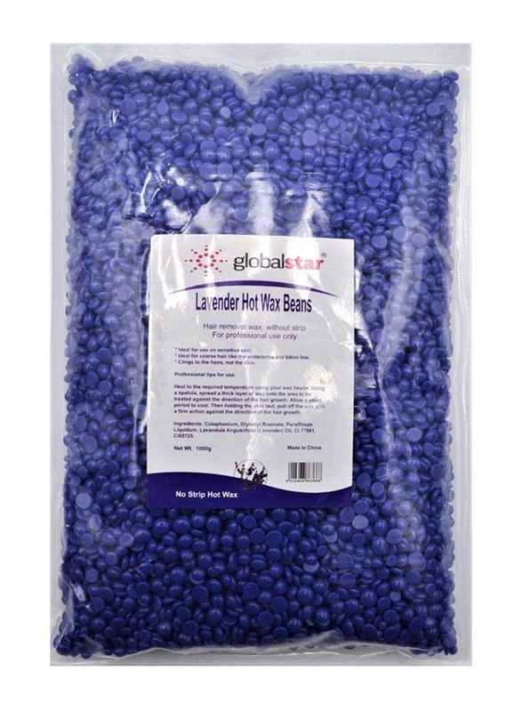 Globalstar Lavender Hair Removal Hot Wax Beans, 1000gm