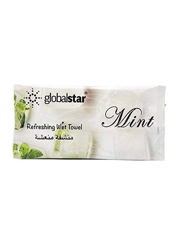 

Globalstar Mint Refreshing Wet Towel, 20 Pieces