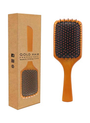 Gold Hair Professional Wooden Paddle Hair Brush, 1 Piece