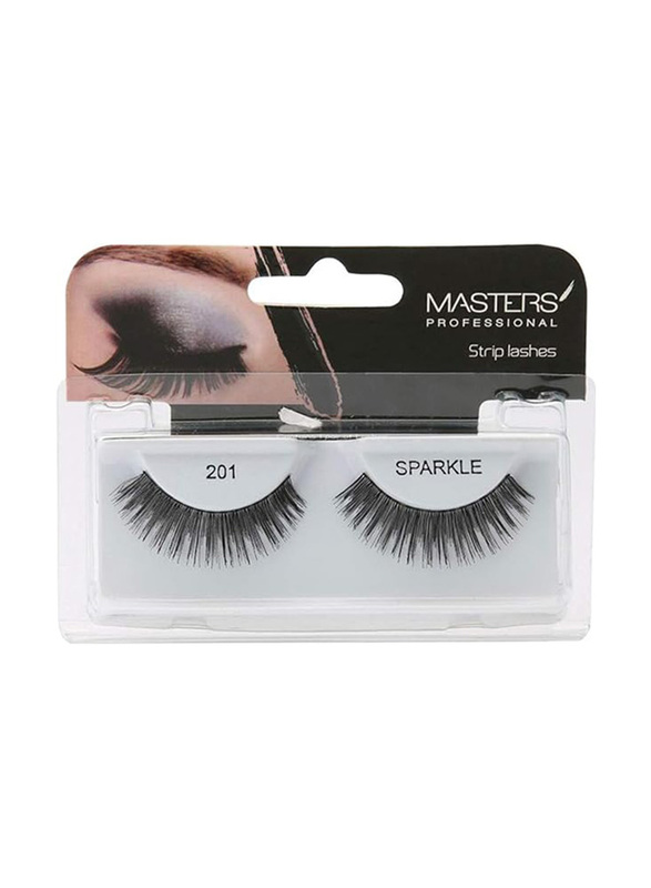 

Masters Professional Sparkle Strip Eye Lashes, 201, Black