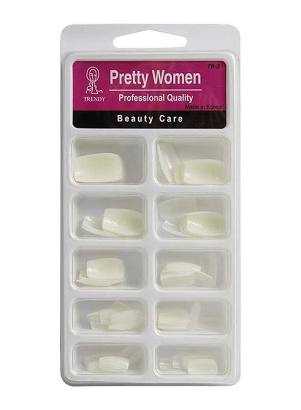 

Pretty Woman A-100/TR3 Professional Quality Nail Tips, White