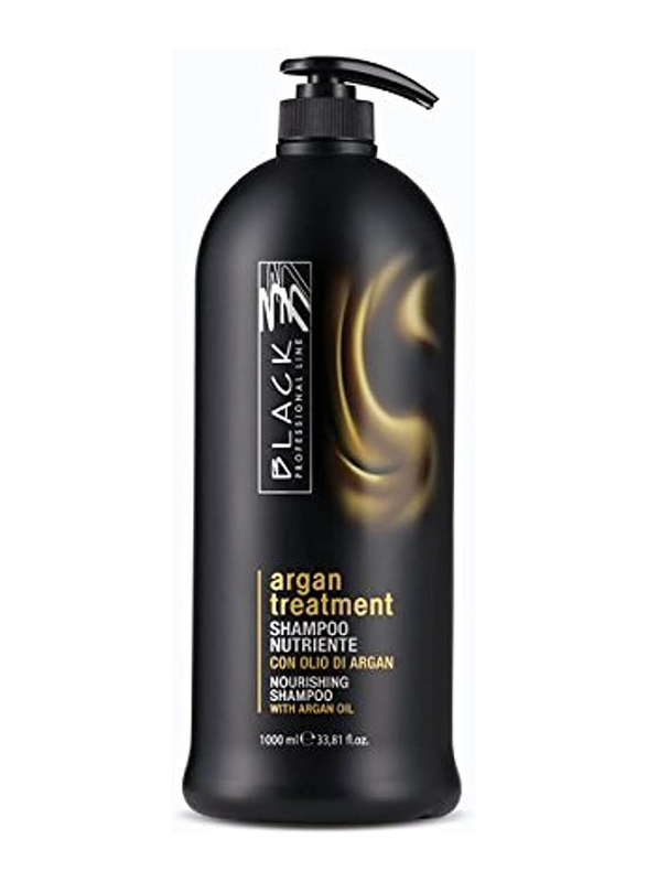 Black Professional Line Shampoo with Argan Oil & Keratin, 1000 ml