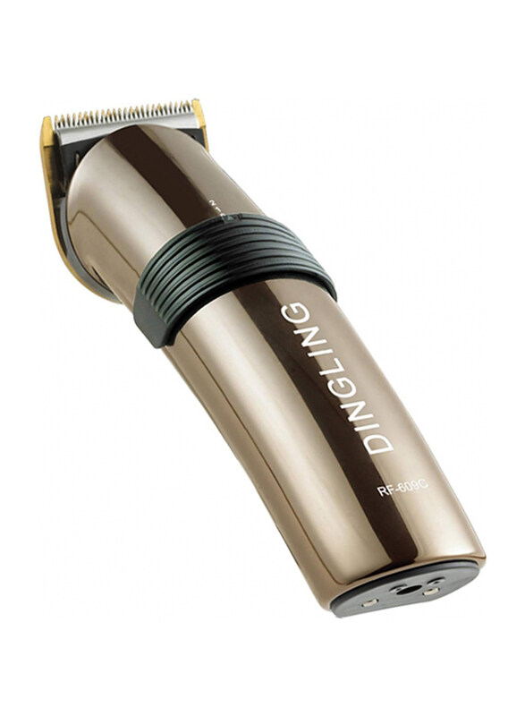 

Dingling Men's Professional Electric Hair Clipper, RF-609C, Gold